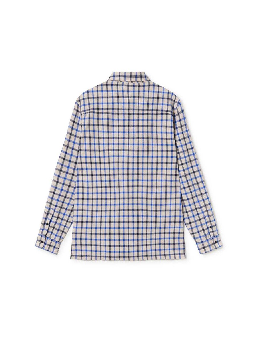 TWOTHIRDS Hareby — Grey/Blue Black | Shirts