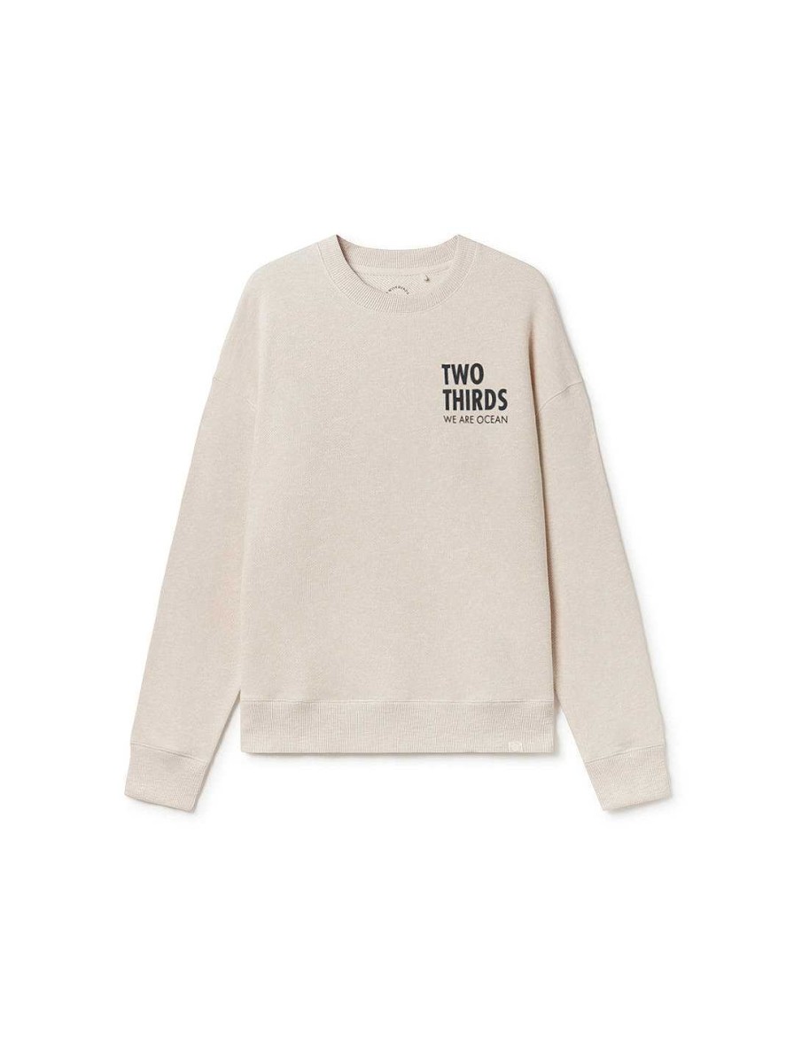 TWOTHIRDS Le Sme03 — Ecru | Sweatshirts