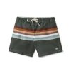 TWOTHIRDS Harrington — Green Multicoulor Stripes | Swimwear