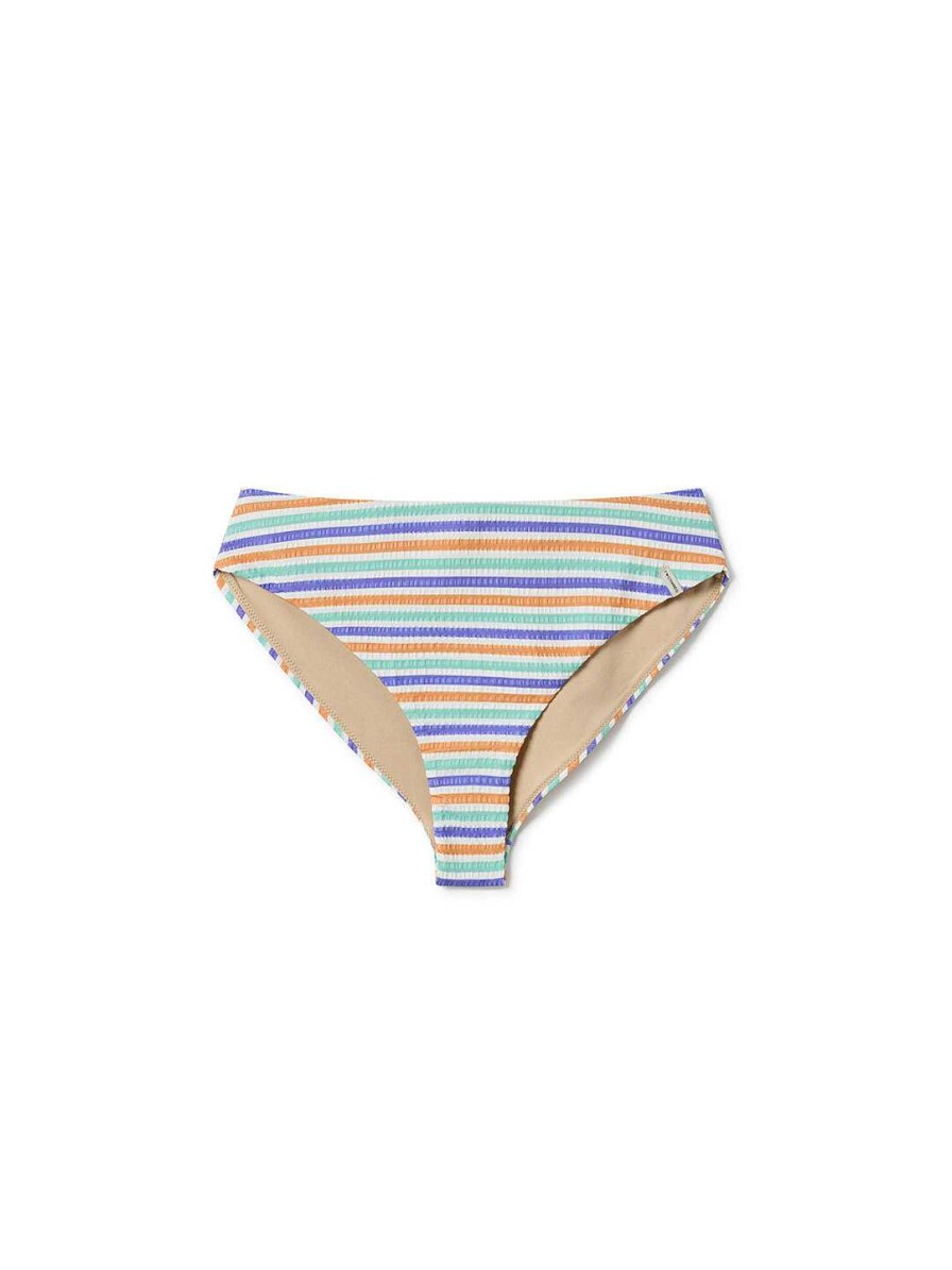 TWOTHIRDS Dorre Bottom — Purple Stripes | Swimwear