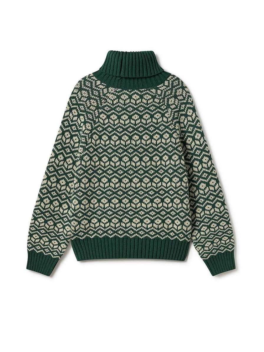 TWOTHIRDS Sierra — Dark Green | Knits