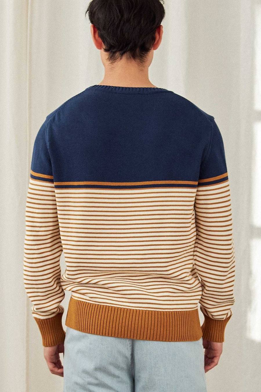 TWOTHIRDS Pazhou — Mustard Stripes | Knits