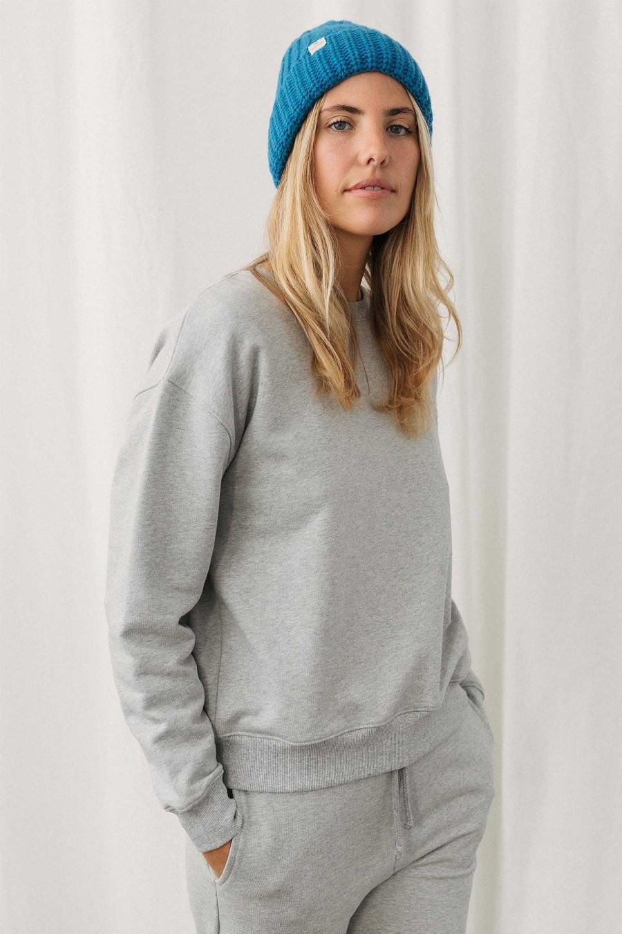 TWOTHIRDS Le Ls82A — Grey Melange | Sweatshirts