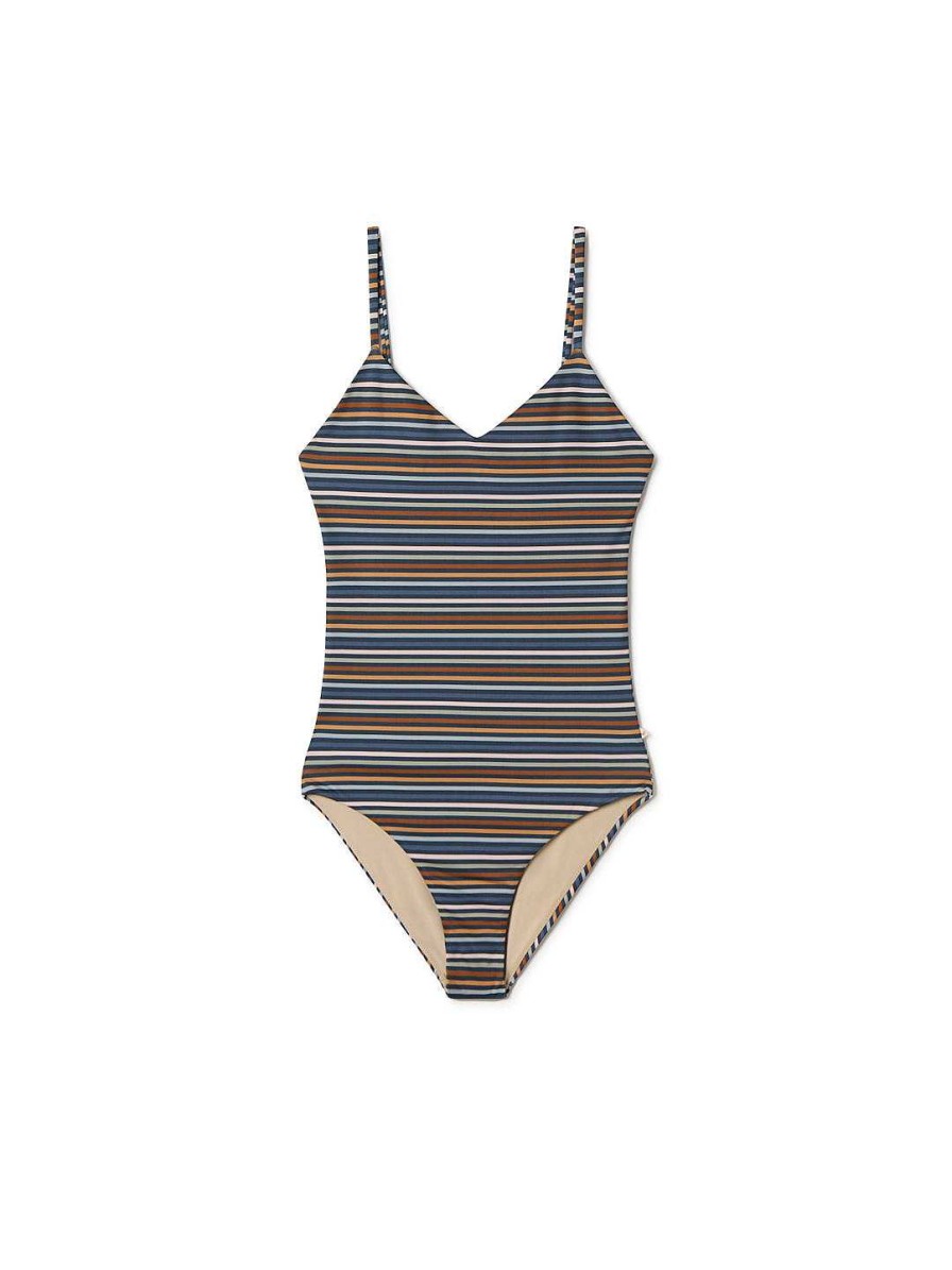 TWOTHIRDS Bushy — Thin Stripes | Swimwear