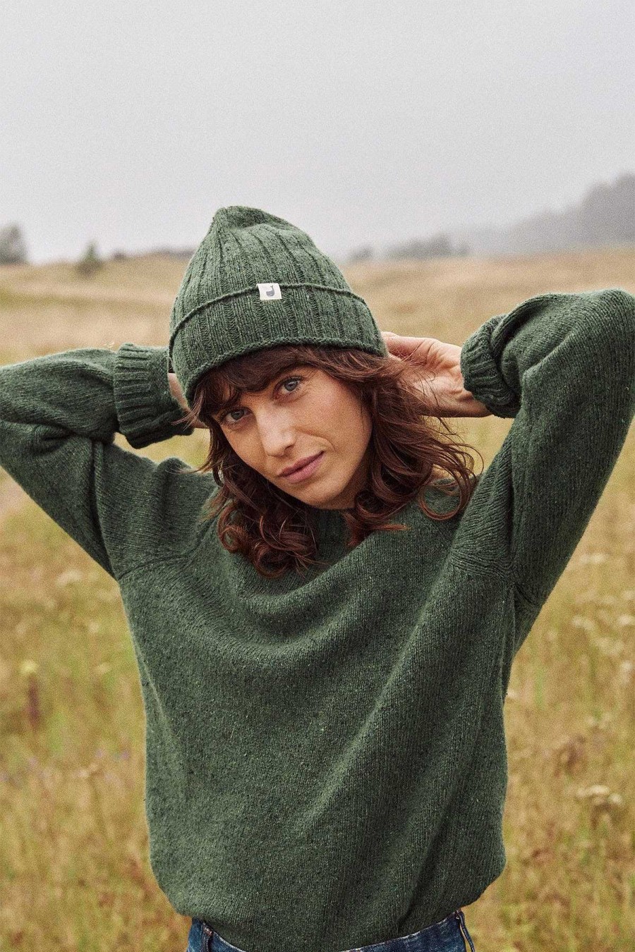 TWOTHIRDS Cribinau Beanie — Green | Headwear