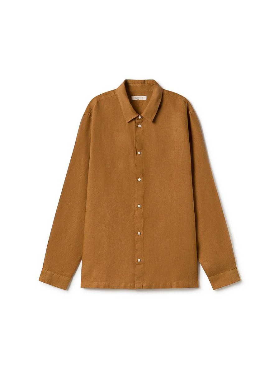 TWOTHIRDS Northbrook — Golden Brown | Shirts