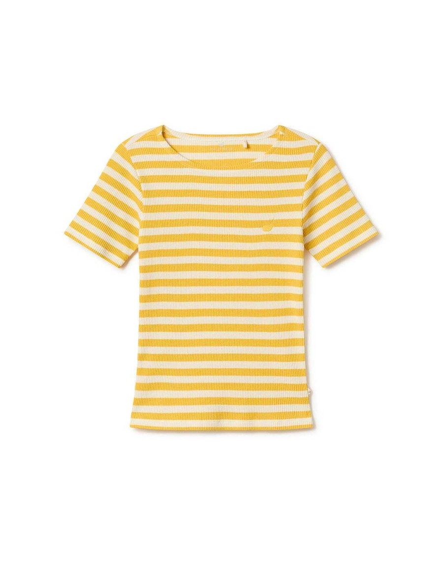 TWOTHIRDS Gorgo — Yellow Stripes | Tops