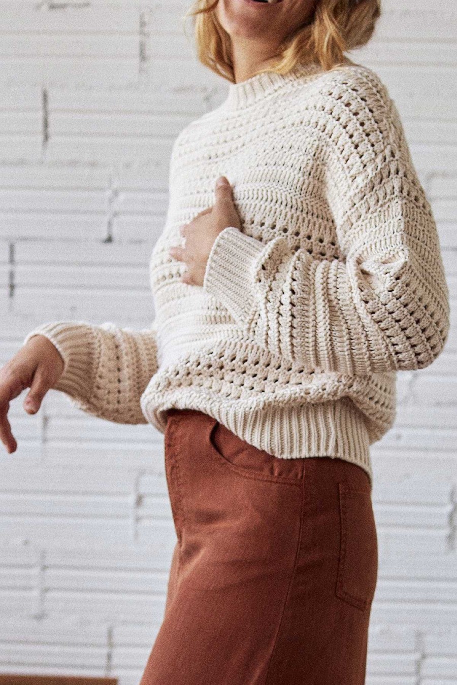 TWOTHIRDS Makuka — Ecru | Knits