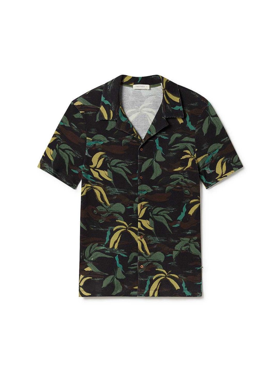 TWOTHIRDS Maziwi — Dark Green/Khaki | Shirts