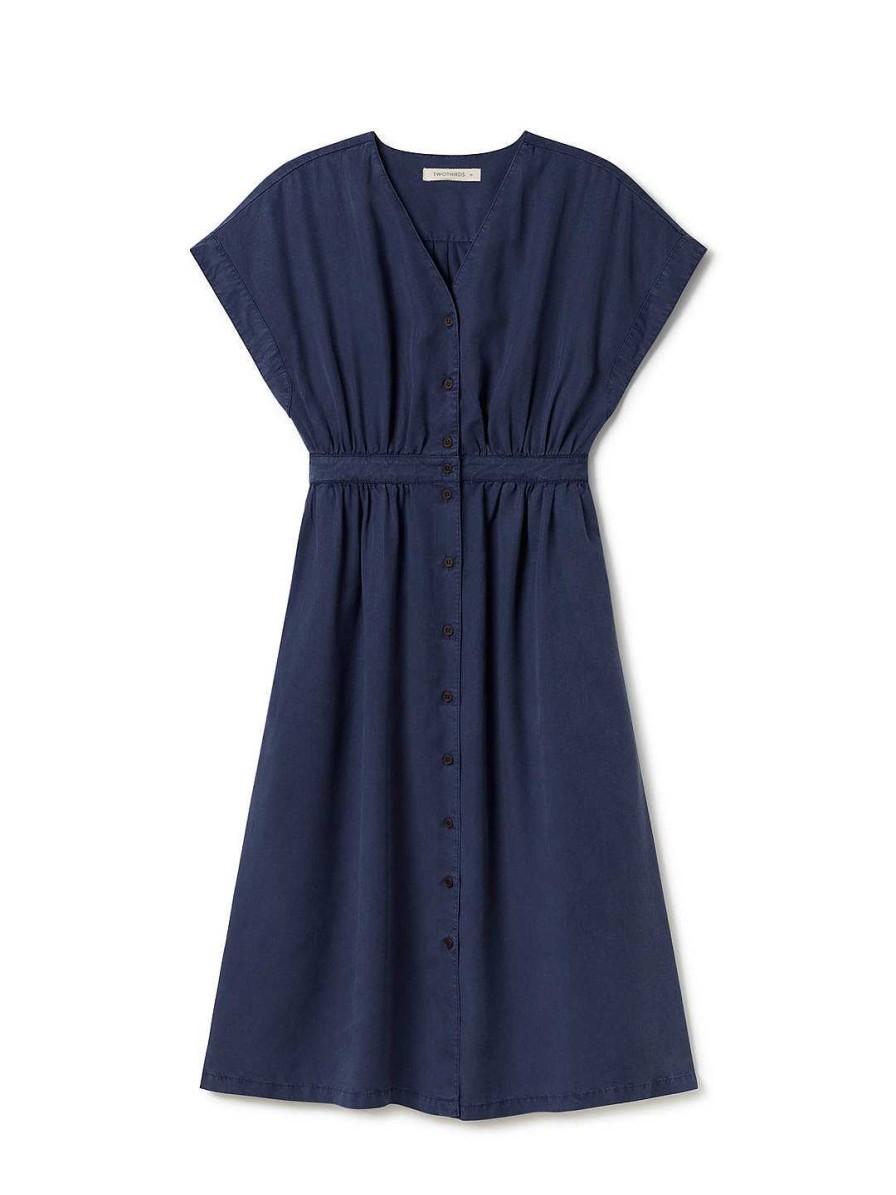 TWOTHIRDS Folegandros — Ultramarine Blue | Dresses