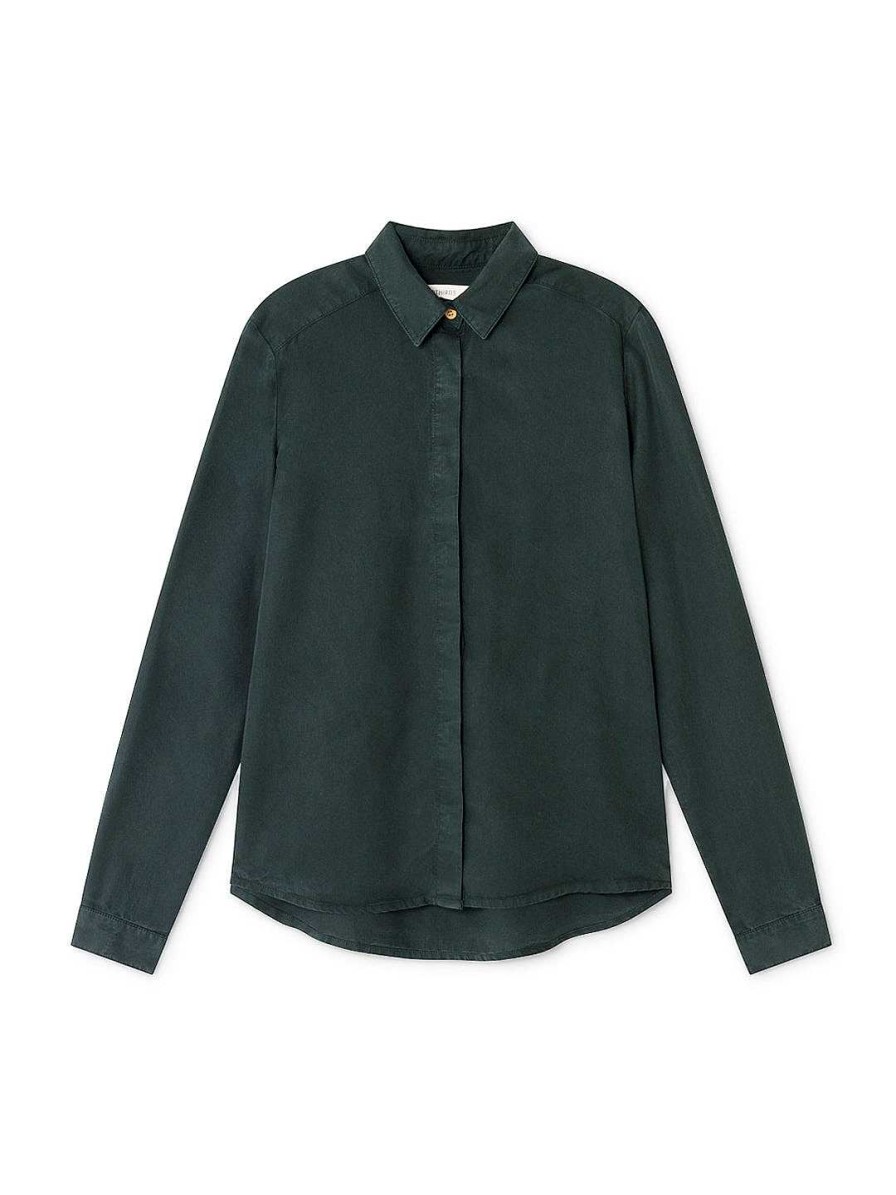 TWOTHIRDS Romvi — Dark Green | Shirts