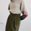 TWOTHIRDS Kirala — Light Olive | Skirts