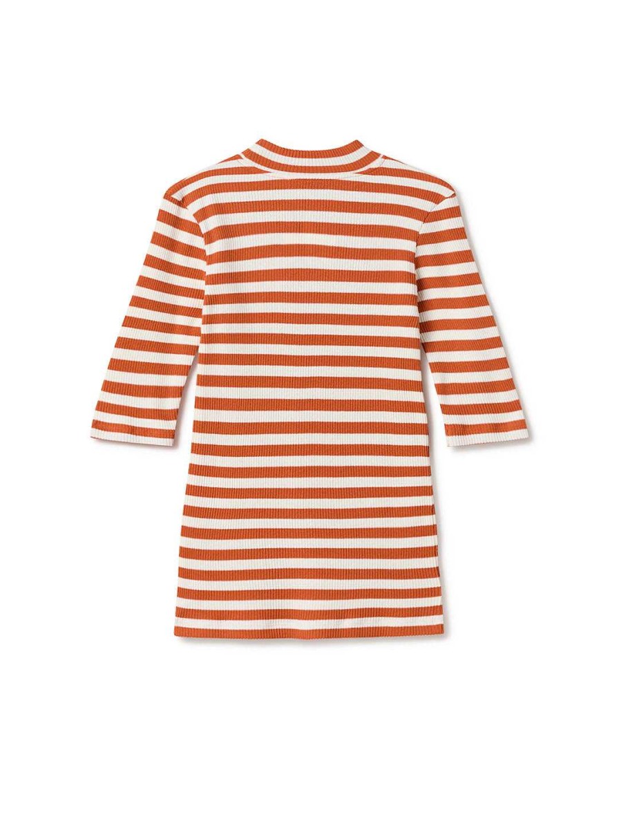 TWOTHIRDS Aspland — Rust Stripes | Tops