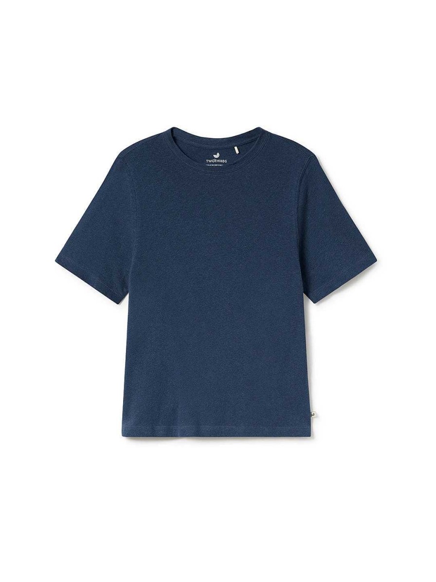 TWOTHIRDS Adele — Navy | Tops