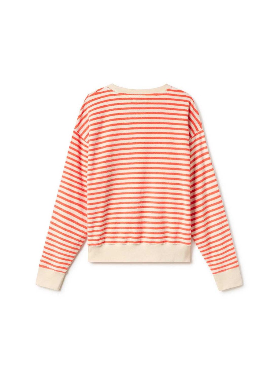 TWOTHIRDS Nama — Tangerine Stripes | Sweatshirts