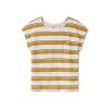 TWOTHIRDS Evia — Mustard/Navy Stripes | Tops