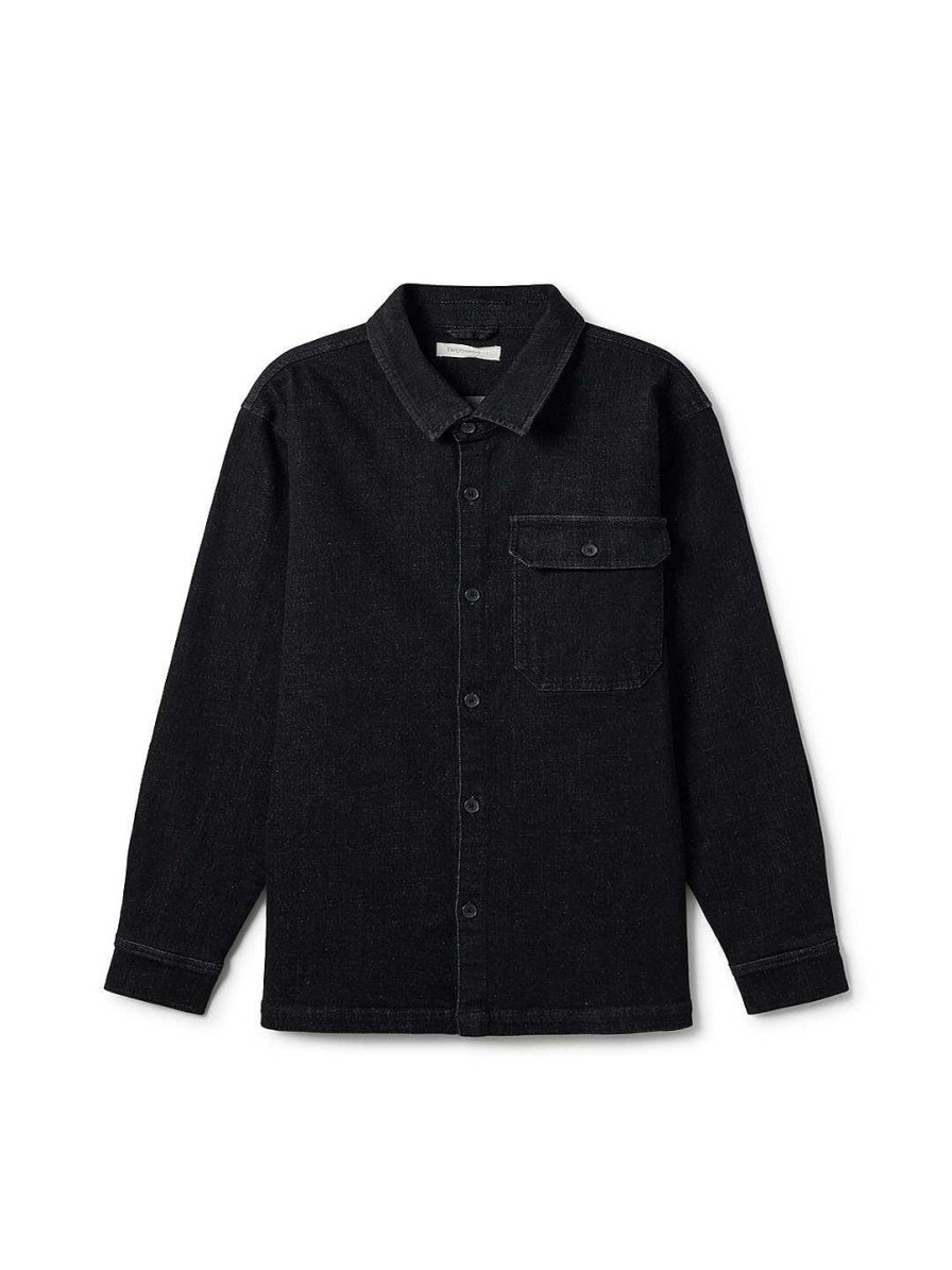 TWOTHIRDS Fundo — Black Denim | Jackets