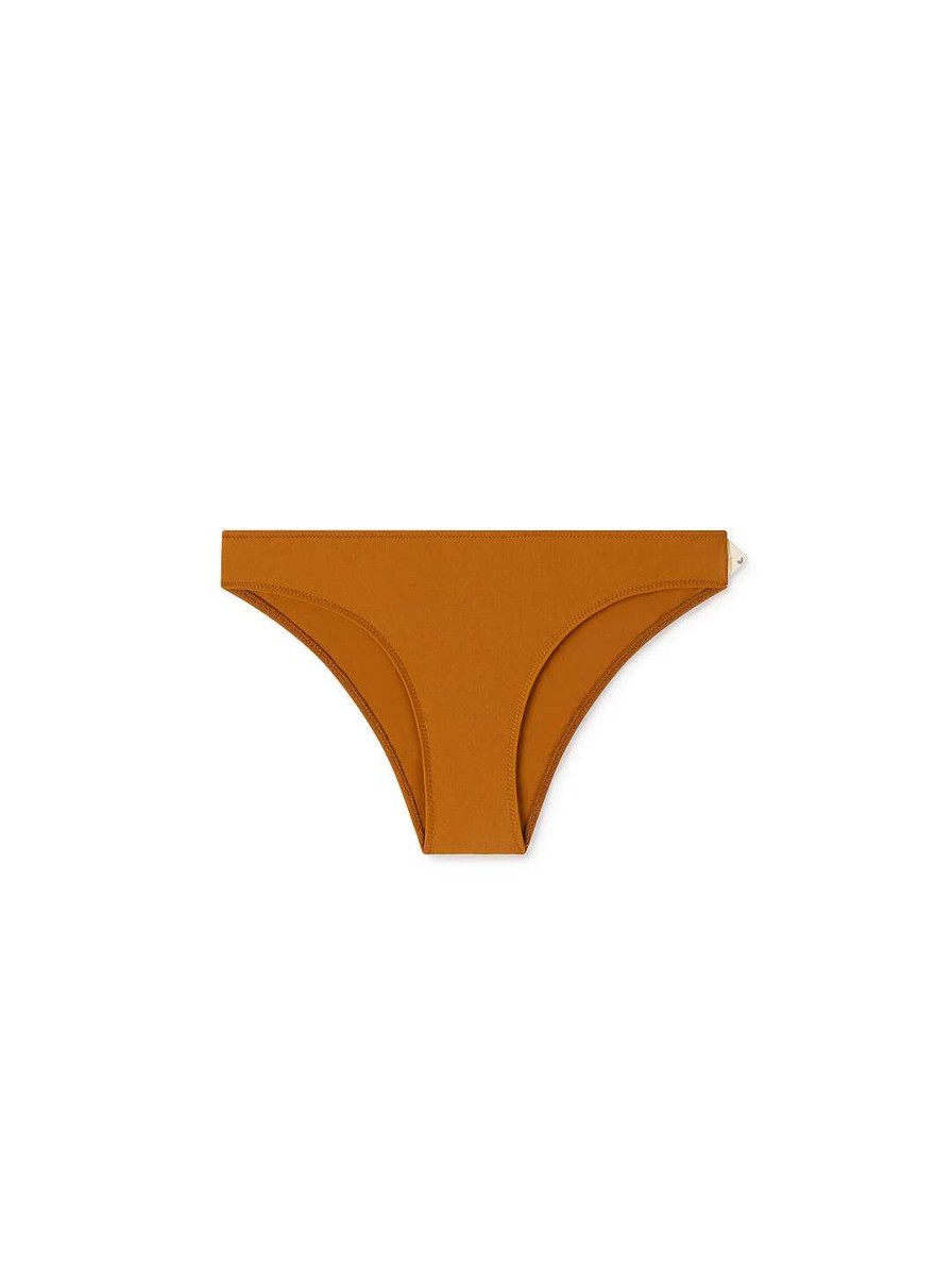 TWOTHIRDS Traiguen Bottom — Dark Mustard | Swimwear