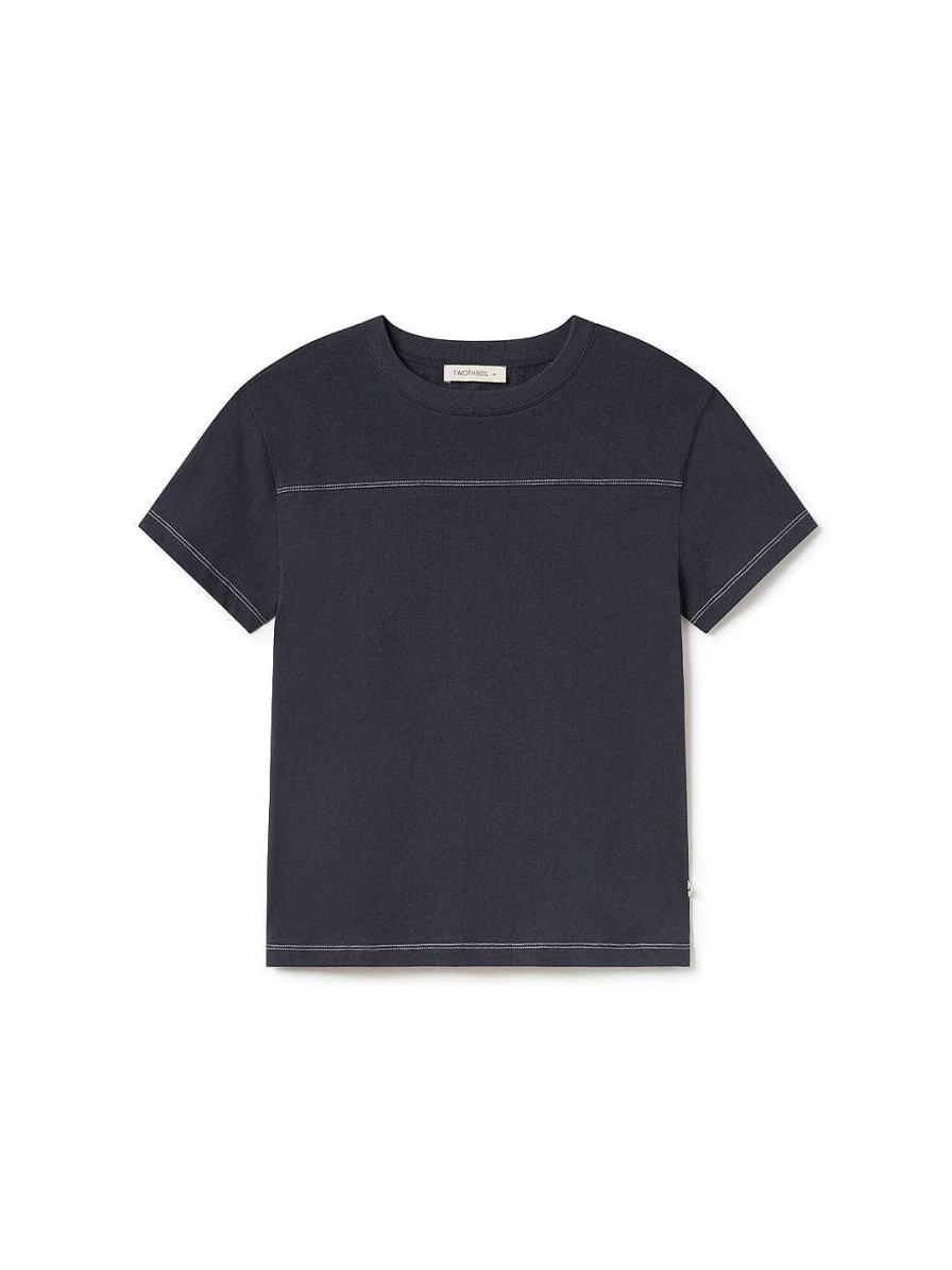 TWOTHIRDS Vikna — Dark Navy | Tops