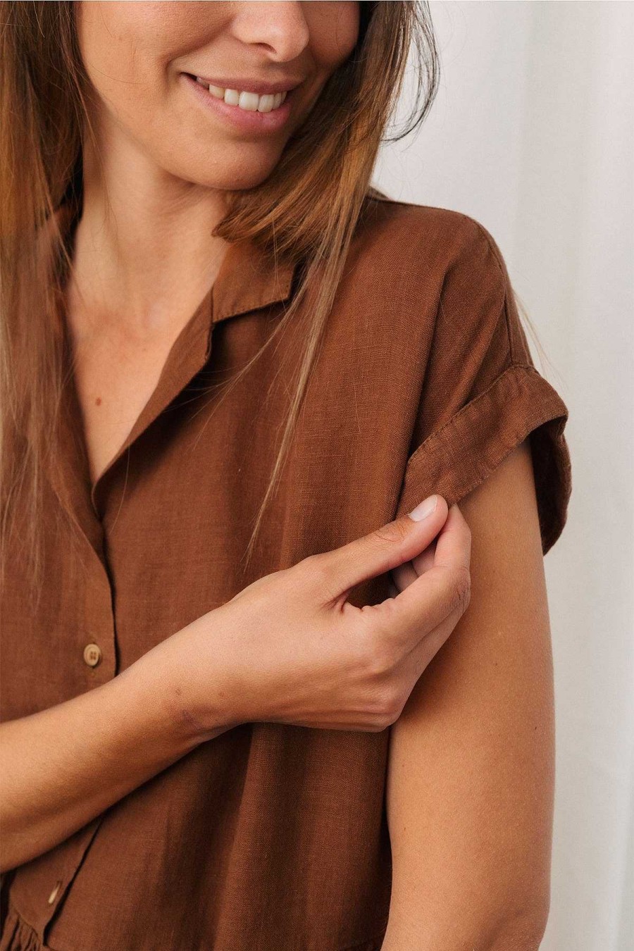 TWOTHIRDS Wiese — Umber Brown | Dresses