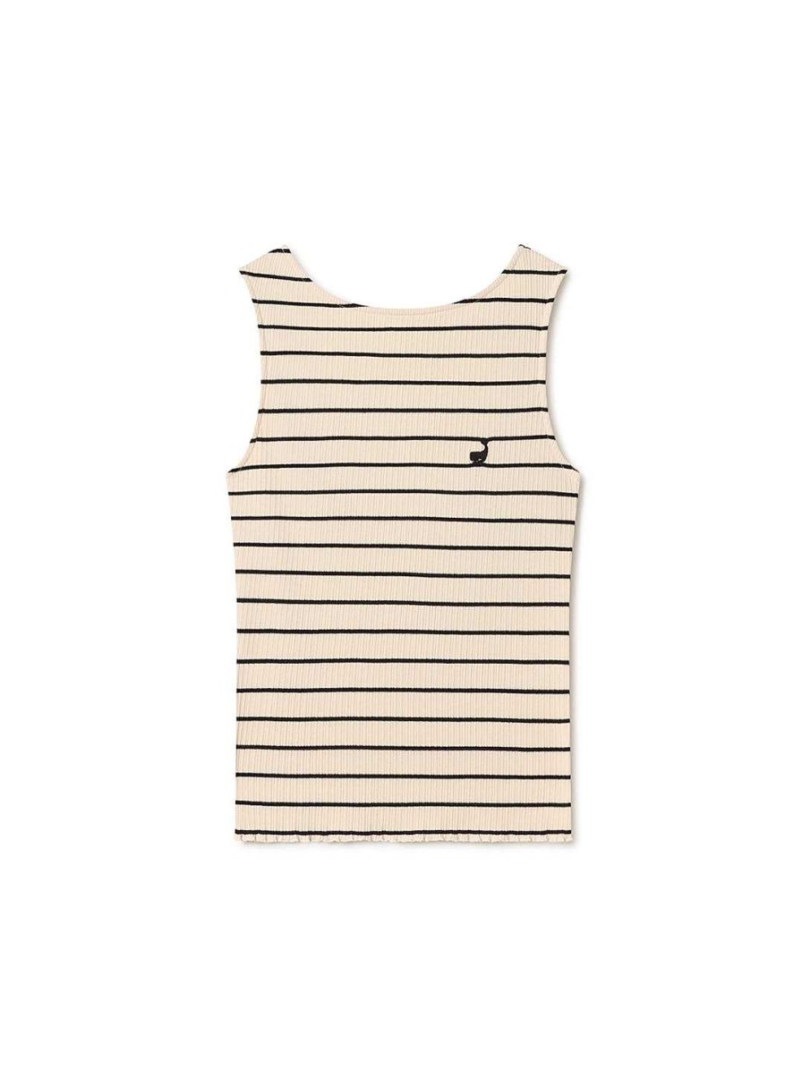 TWOTHIRDS Lalona — Navy Stripes | Tops