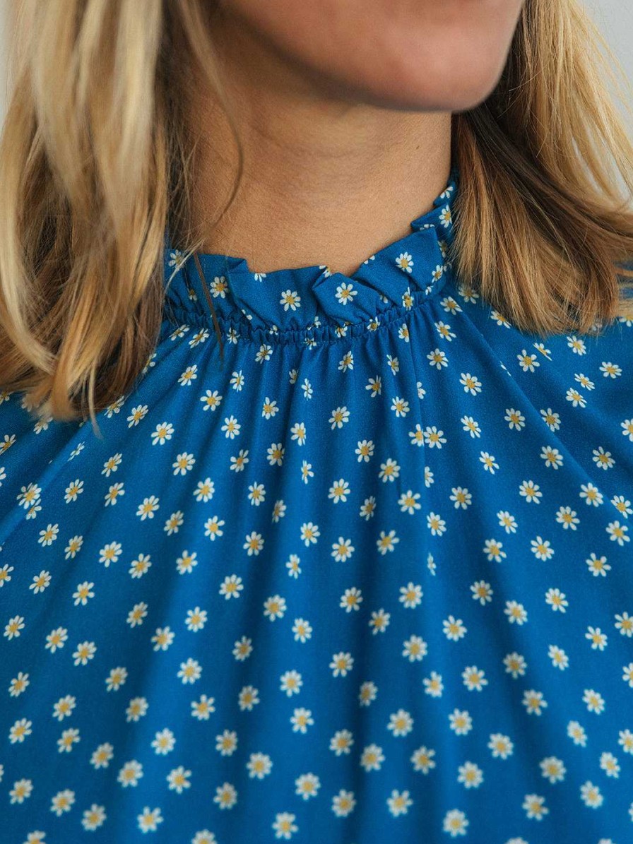 TWOTHIRDS Likoma — Blue Daisies | Shirts