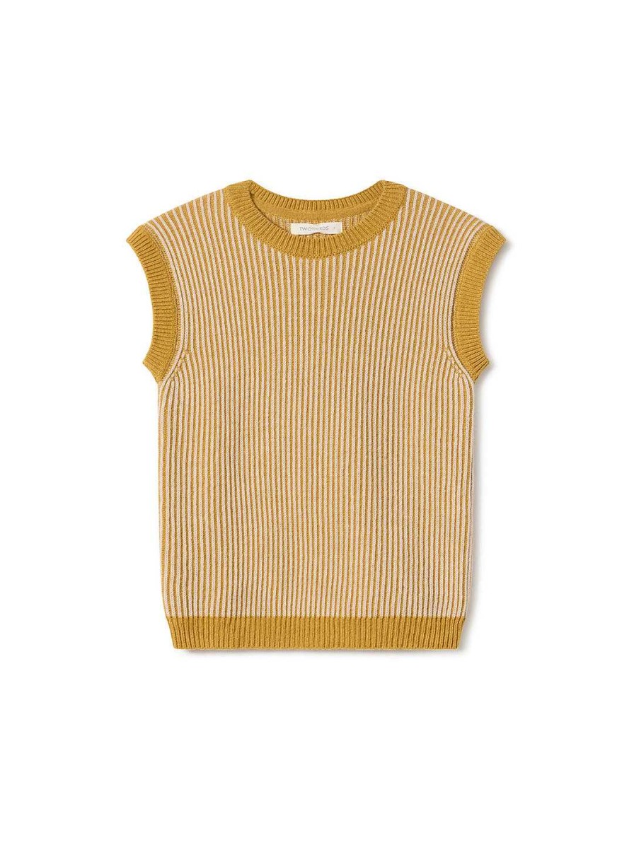 TWOTHIRDS Harbour — Bicolour Mustard | Knits