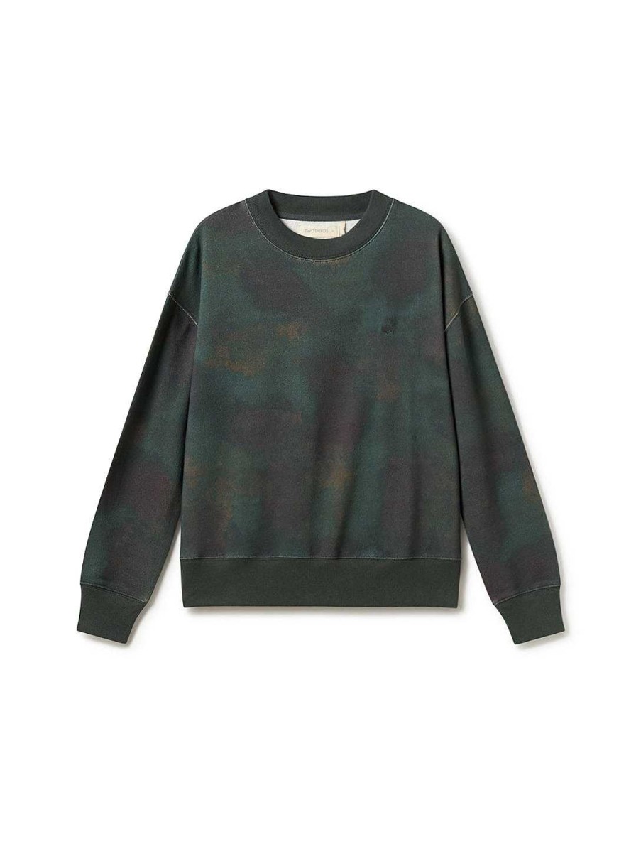 TWOTHIRDS Galten — Nightsea Green | Sweatshirts