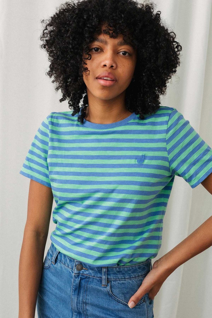 TWOTHIRDS Bablon — Mixed Stripes | Tops