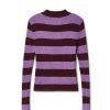 TWOTHIRDS Lachea — Mauve Stripes | Knits