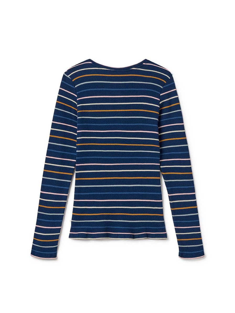 TWOTHIRDS Yato — Stripes Navy | Tops