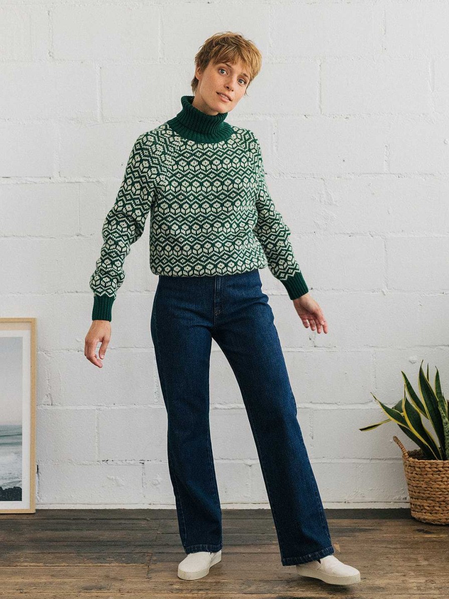 TWOTHIRDS Sierra — Dark Green | Knits