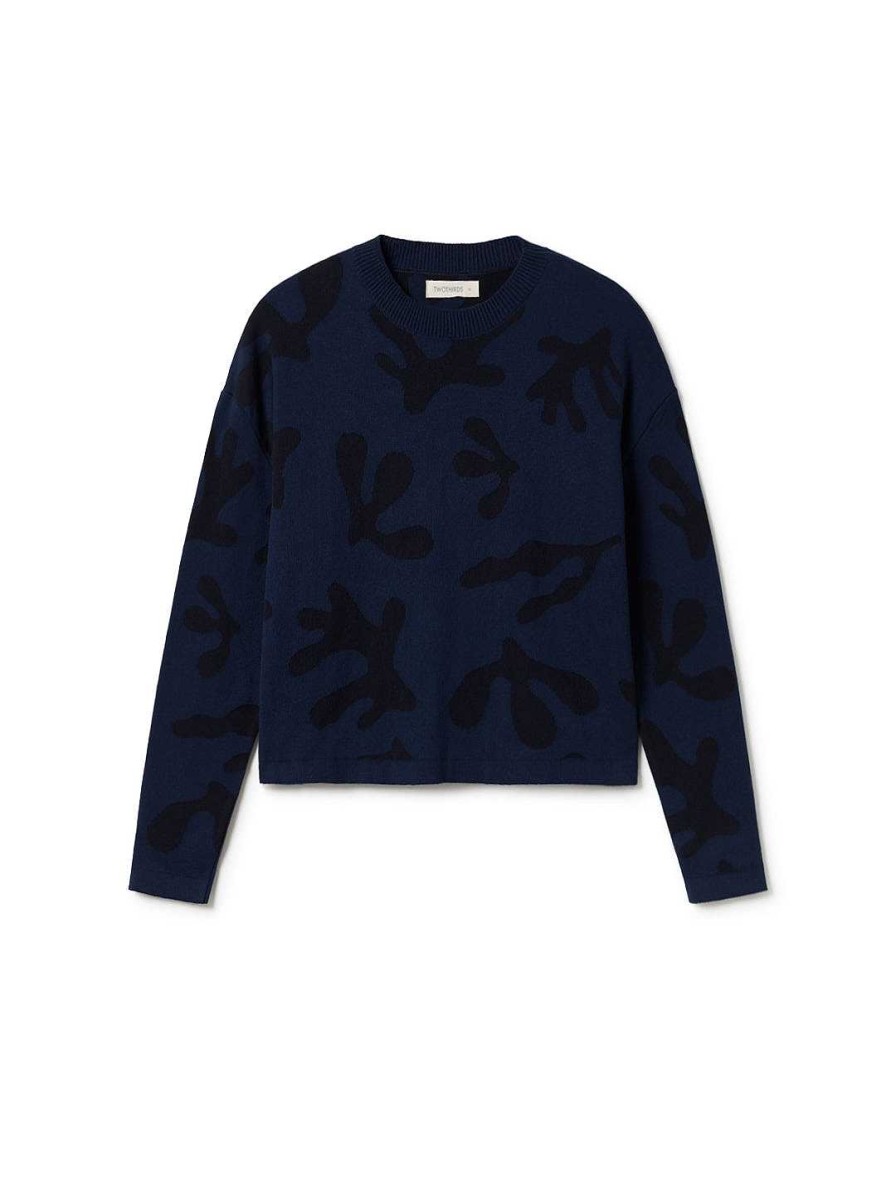 TWOTHIRDS Jindo — Navy | Knits