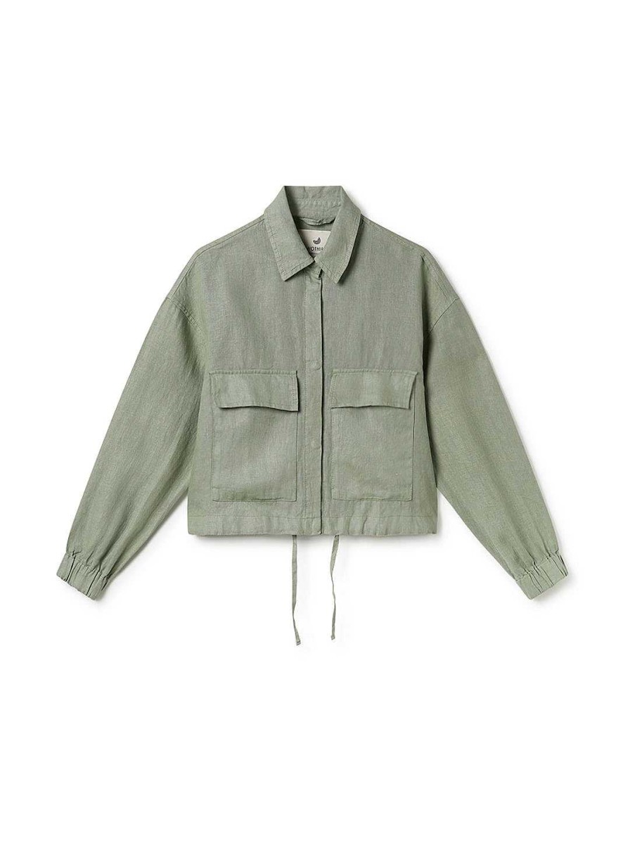 TWOTHIRDS Hiengabat — Desert Sage Green | Jackets