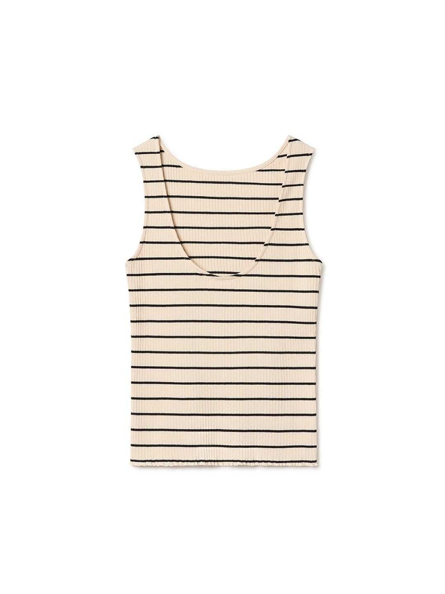 TWOTHIRDS Lalona — Navy Stripes | Tops