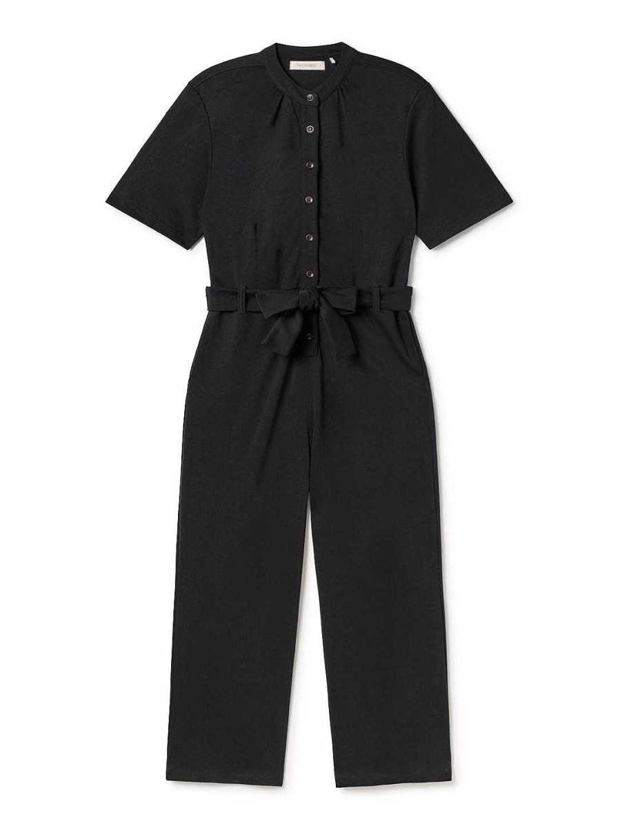 TWOTHIRDS Gapado — Black | Jumpsuits