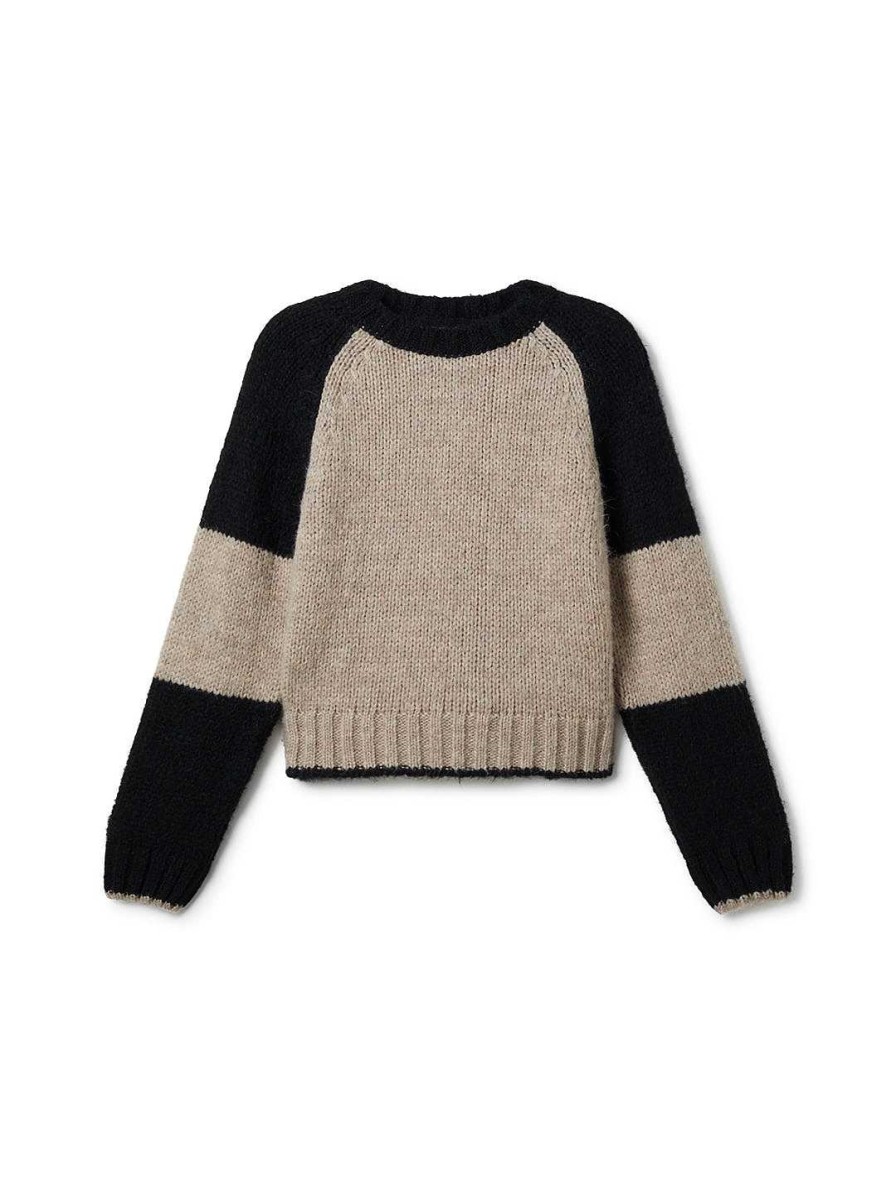 TWOTHIRDS Kikaijima — Beige/Black | Knits