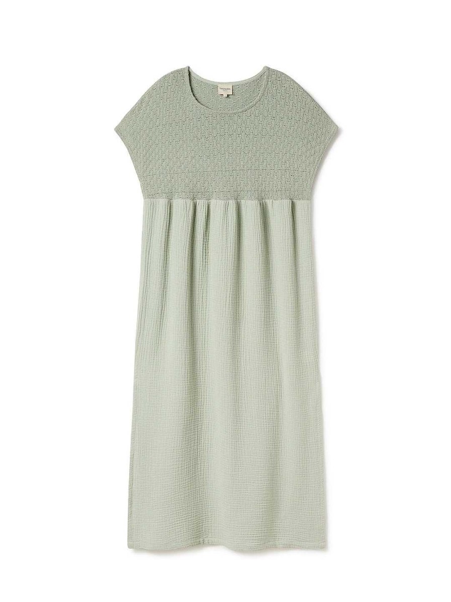 TWOTHIRDS Simonszand — Desert Sage Green | Dresses