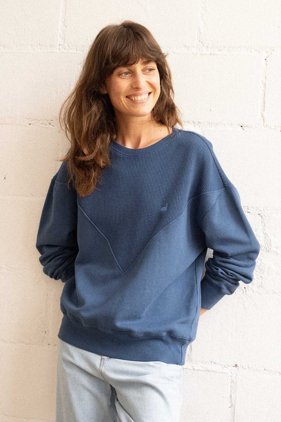 TWOTHIRDS Alka — Bijou Blue | Sweatshirts