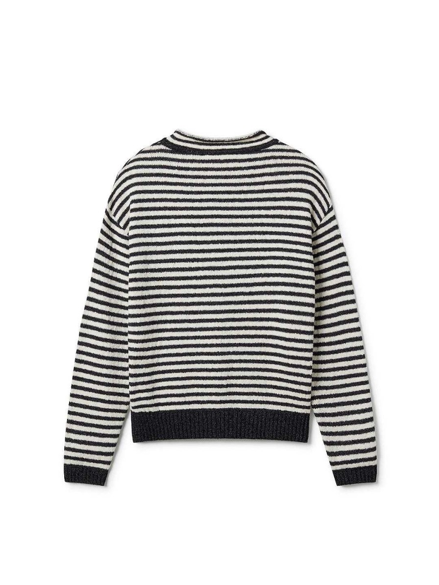 TWOTHIRDS Necker — Black/Ecru | Knits