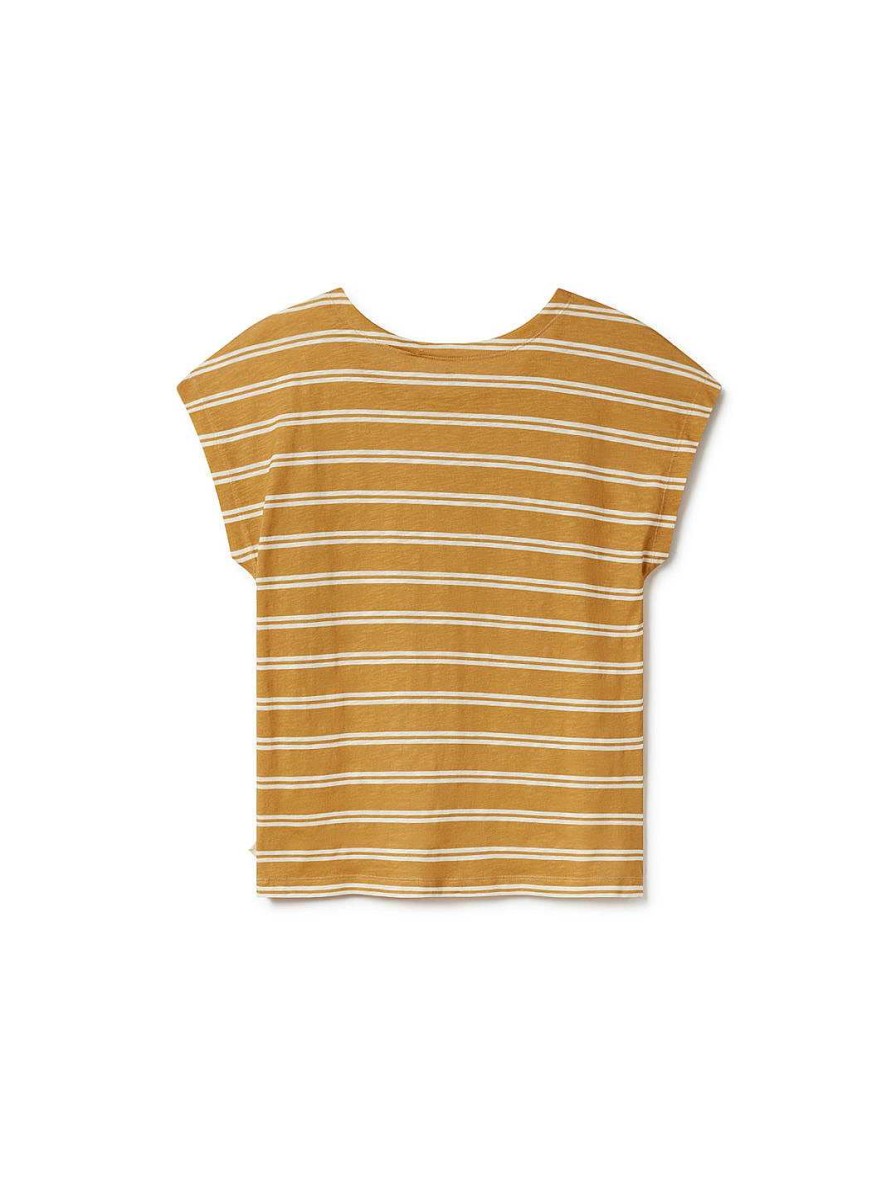 TWOTHIRDS Evia — Mustard Stripes | Tops