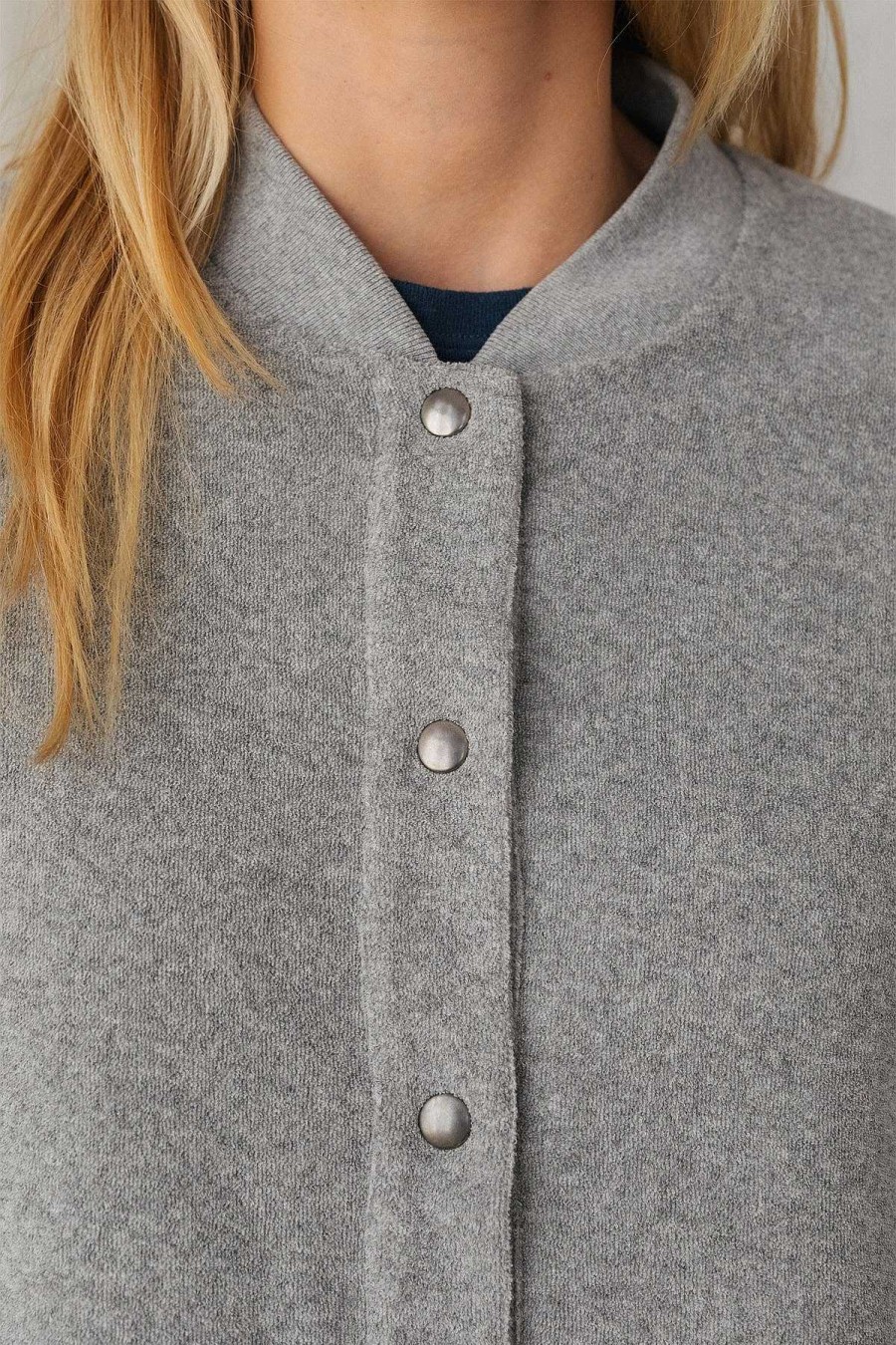 TWOTHIRDS Edgell — Grey Melange | Sweatshirts