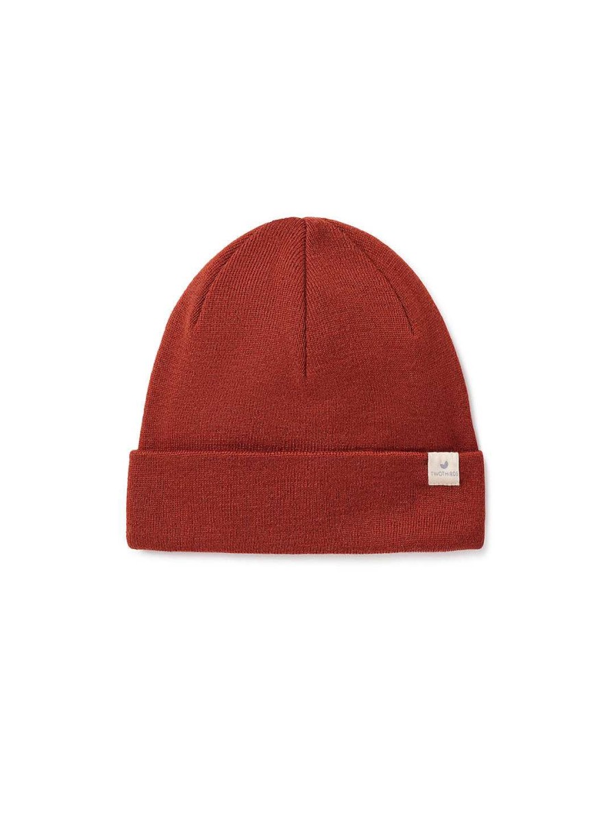 TWOTHIRDS Merino Beanie — Orange | Headwear