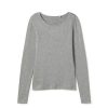 TWOTHIRDS Le Ls39 — Grey Melange | Tops