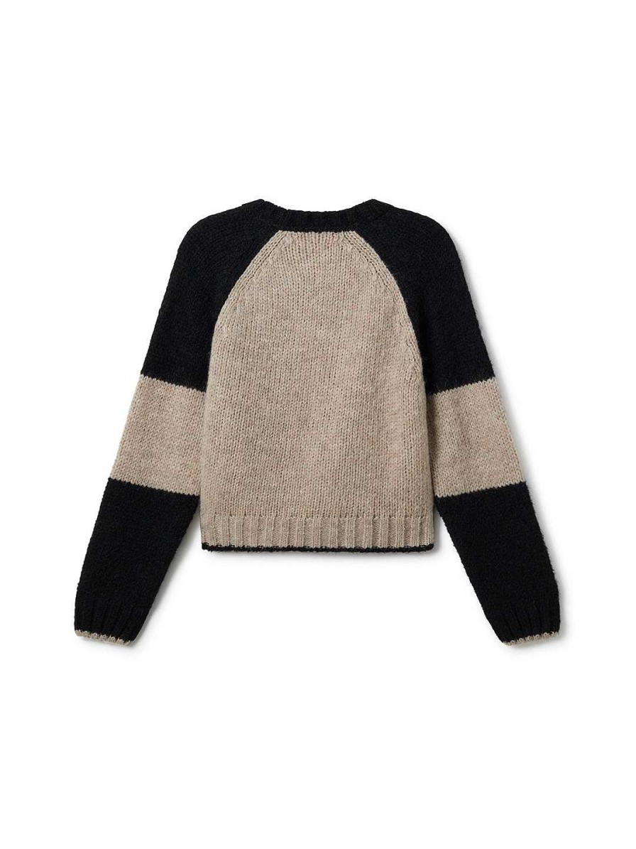 TWOTHIRDS Kikaijima — Beige/Black | Knits