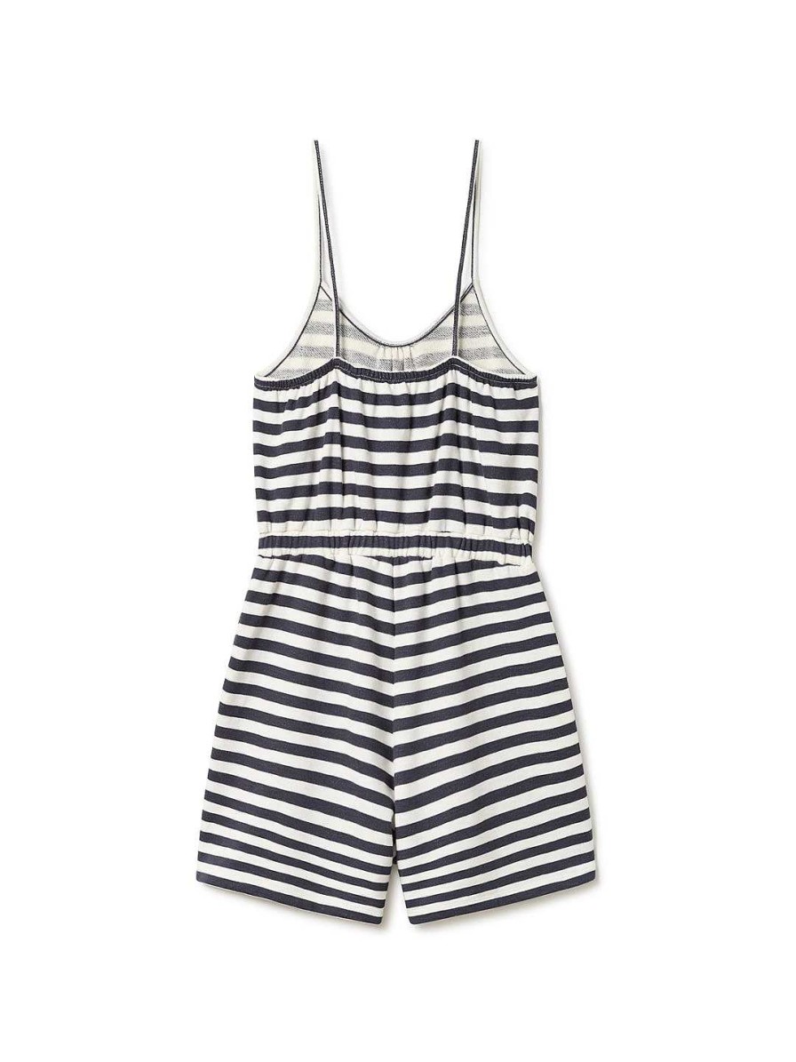 TWOTHIRDS Le S14 — Navy Stripes | Jumpsuits