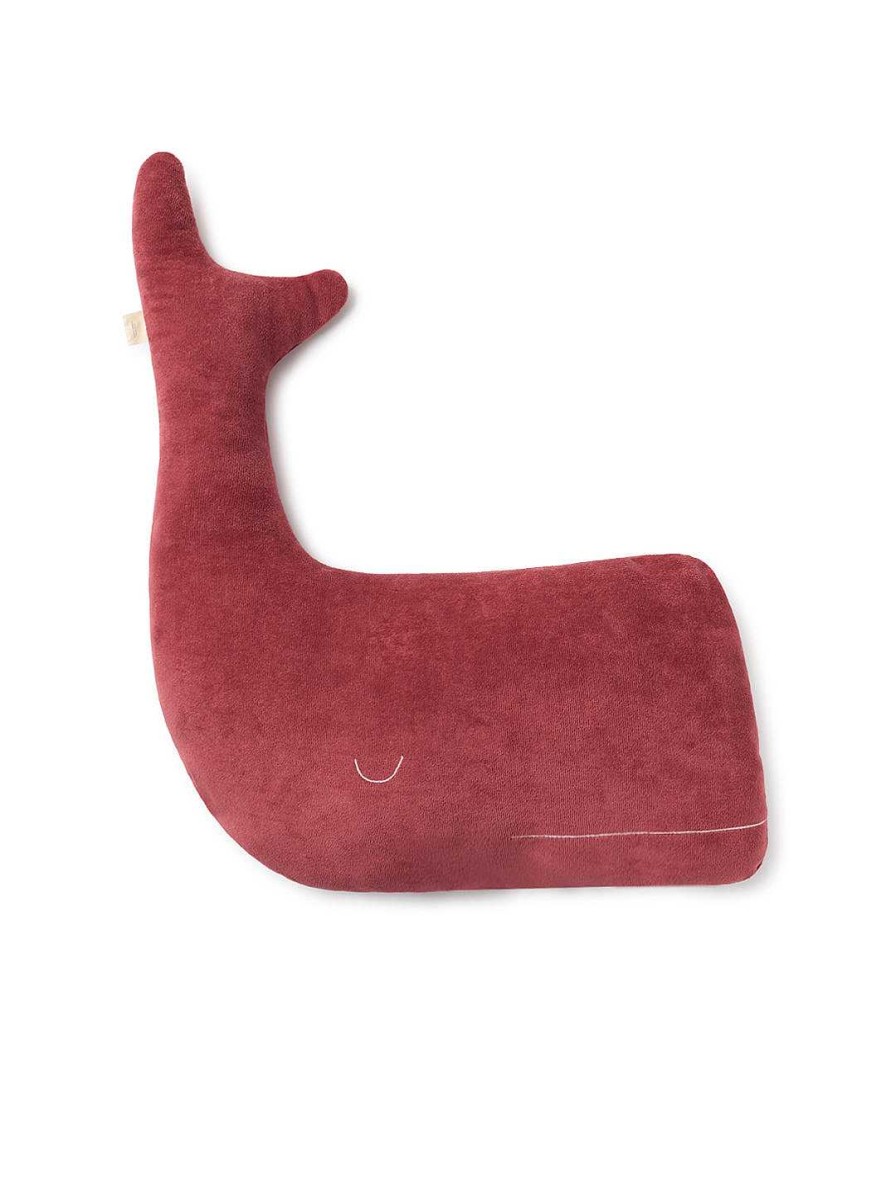 TWOTHIRDS Teddy Whale — Burgundy | Accessories