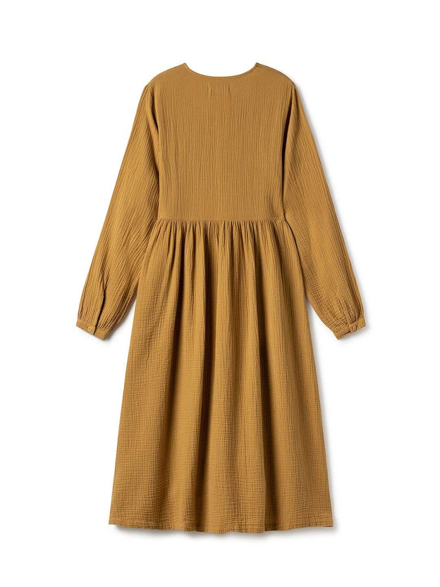 TWOTHIRDS Tafahi — Mustard | Dresses