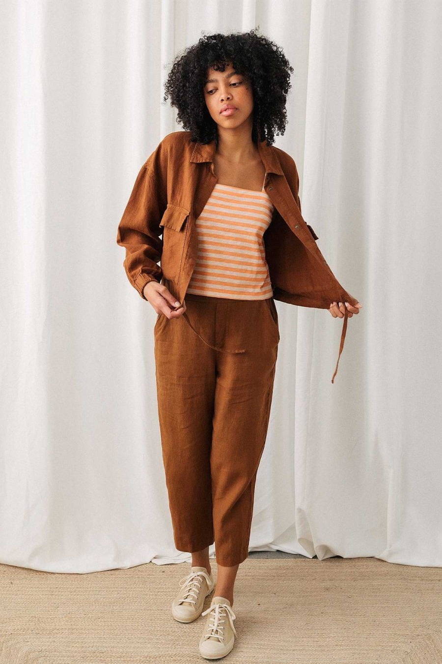 TWOTHIRDS Hiengabat — Umber Brown | Jackets