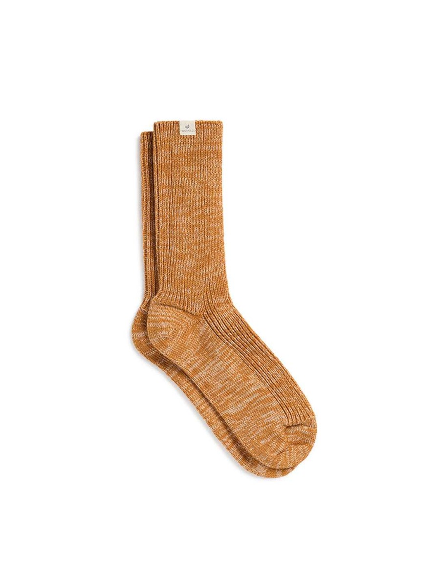 TWOTHIRDS Shikoku — Mustard Bicolour | Socks